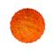 10" Orange Lighted Twinkling Starlight Sphere Christmas Decoration